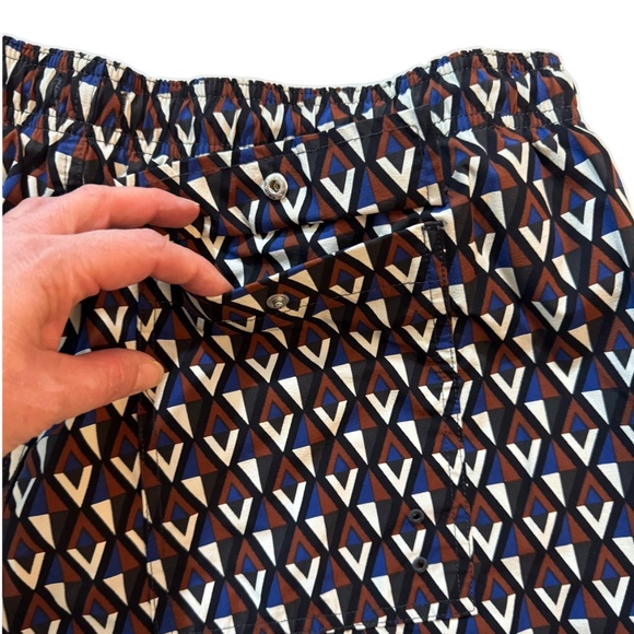 Express Swim Trunks Geometric Print Size XL - Picture 4 of 11